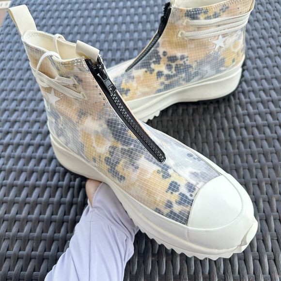 Converse Run Star Hike High Washed Florals Men's Shoes 170776C Size 8.5 - Picture 6 of 11